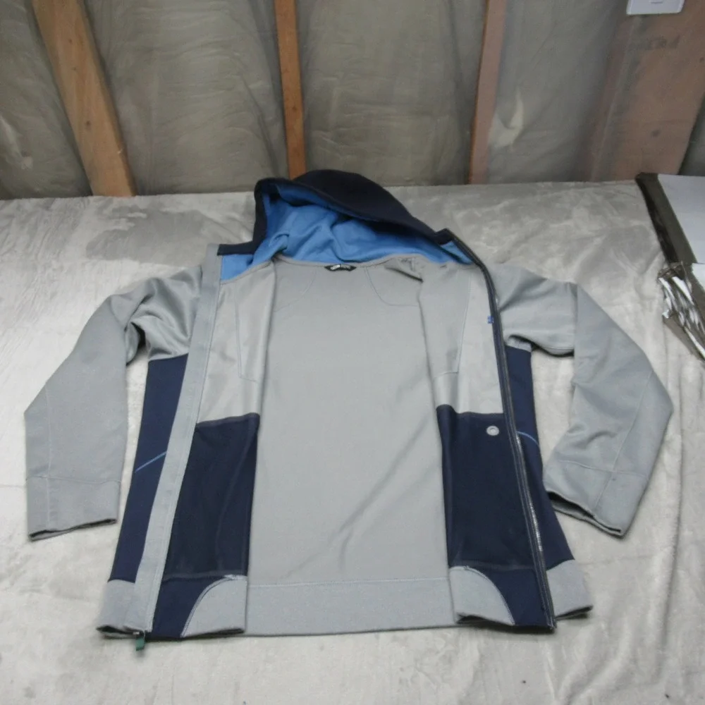 North Face Sweatshirt‎ Mens XL Blue Kilowatt Full Zip Hoodie Track Outdoor Hike